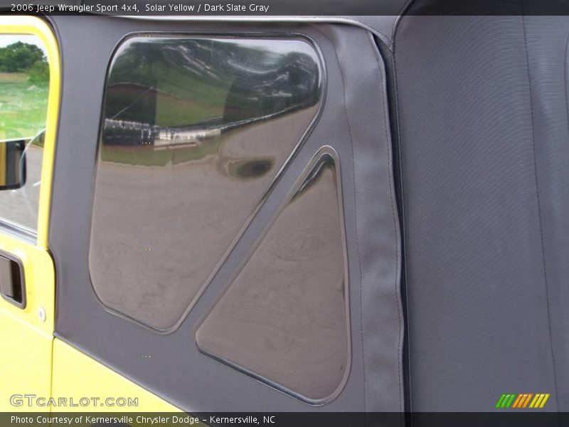 Solar Yellow / Dark Slate Gray 2006 Jeep Wrangler Sport 4x4