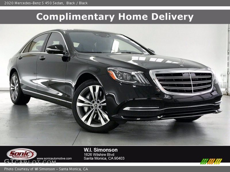 Black / Black 2020 Mercedes-Benz S 450 Sedan