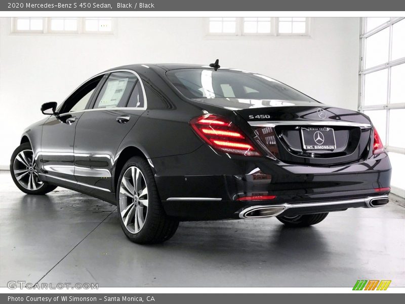 Black / Black 2020 Mercedes-Benz S 450 Sedan