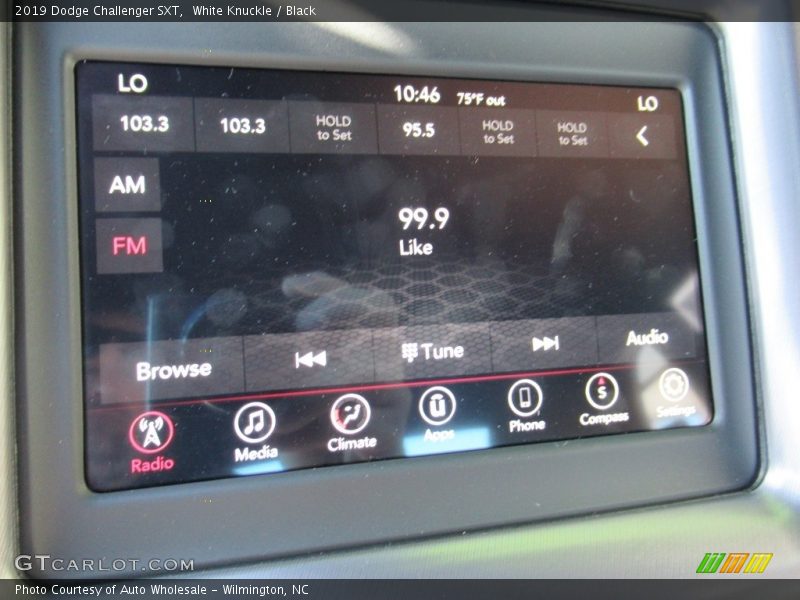 White Knuckle / Black 2019 Dodge Challenger SXT