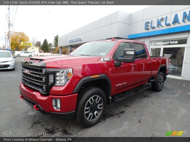 Red Quartz Tintcoat / Jet Black 2020 GMC Sierra 2500HD AT4 Crew Cab 4WD