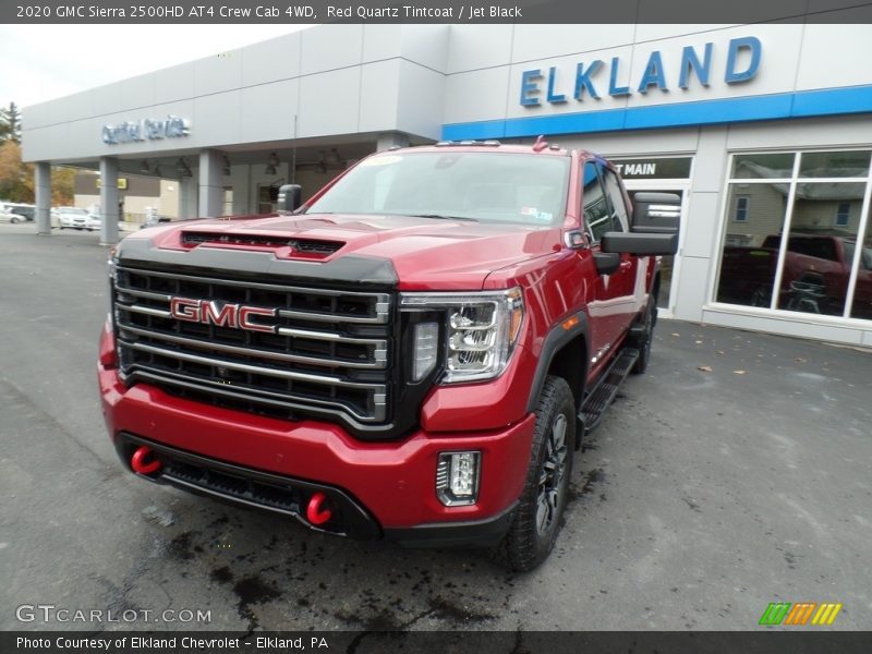 Red Quartz Tintcoat / Jet Black 2020 GMC Sierra 2500HD AT4 Crew Cab 4WD
