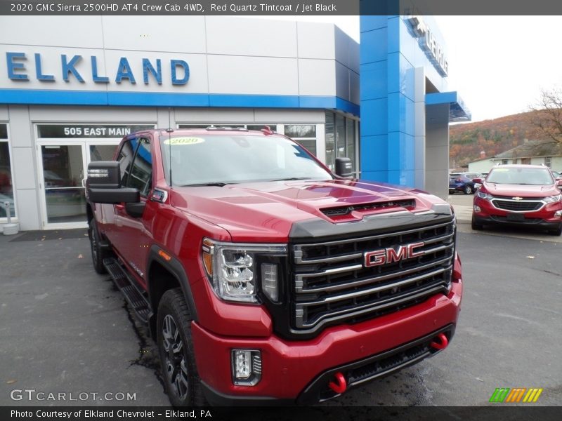 Red Quartz Tintcoat / Jet Black 2020 GMC Sierra 2500HD AT4 Crew Cab 4WD