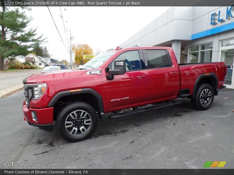 Red Quartz Tintcoat / Jet Black 2020 GMC Sierra 2500HD AT4 Crew Cab 4WD