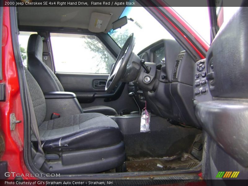 Flame Red / Agate Black 2000 Jeep Cherokee SE 4x4 Right Hand Drive