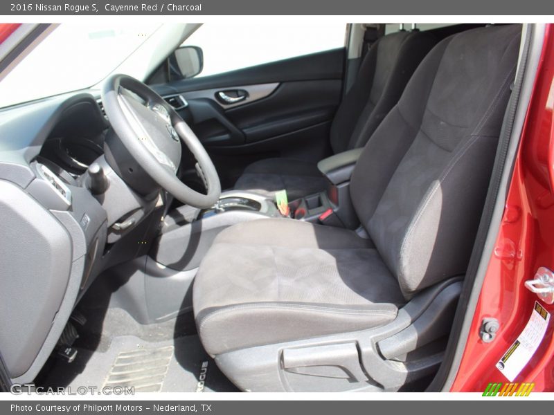 Cayenne Red / Charcoal 2016 Nissan Rogue S