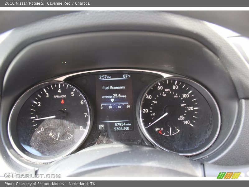  2016 Rogue S S Gauges