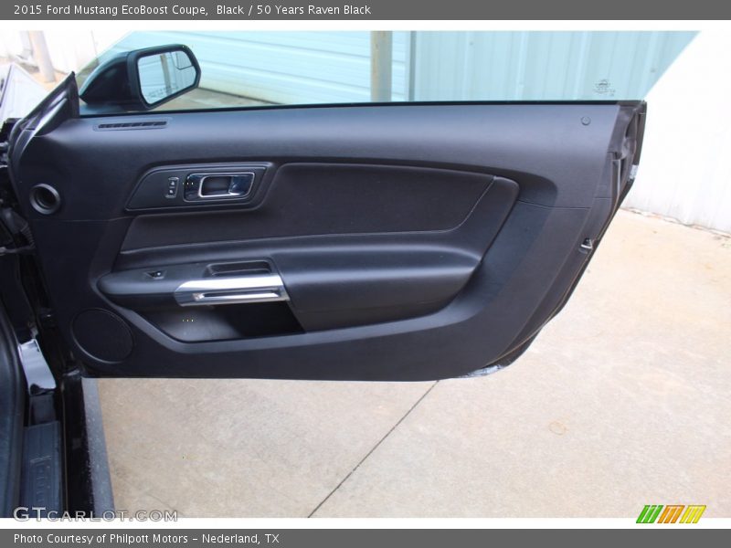 Black / 50 Years Raven Black 2015 Ford Mustang EcoBoost Coupe