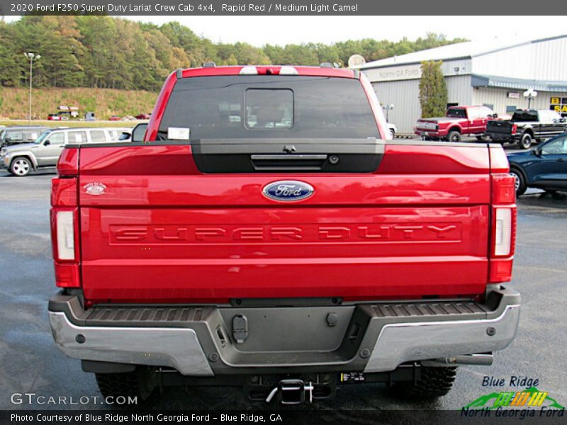 Rapid Red / Medium Light Camel 2020 Ford F250 Super Duty Lariat Crew Cab 4x4