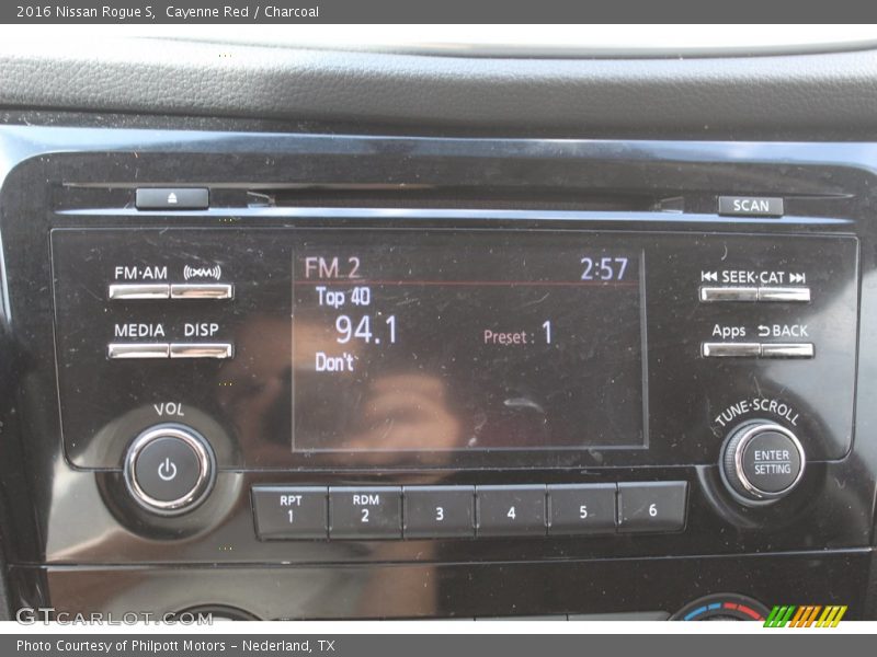 Audio System of 2016 Rogue S