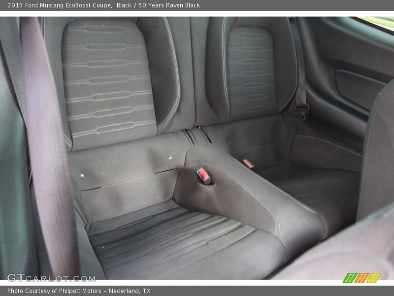 Black / 50 Years Raven Black 2015 Ford Mustang EcoBoost Coupe