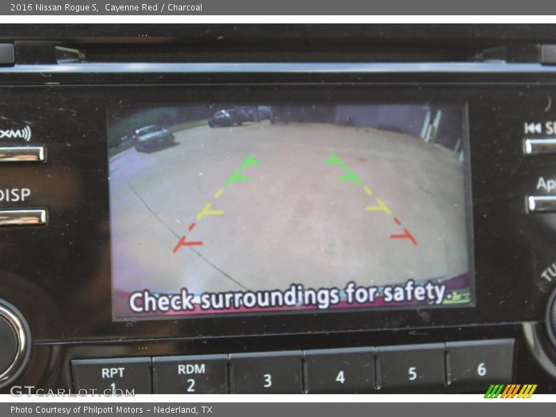 Cayenne Red / Charcoal 2016 Nissan Rogue S