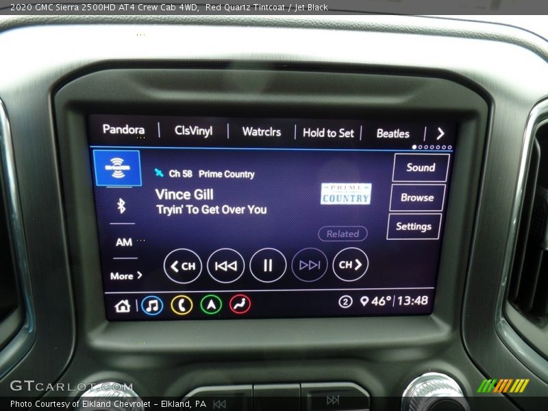 Controls of 2020 Sierra 2500HD AT4 Crew Cab 4WD