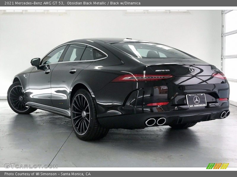 Obsidian Black Metallic / Black w/Dinamica 2021 Mercedes-Benz AMG GT 53