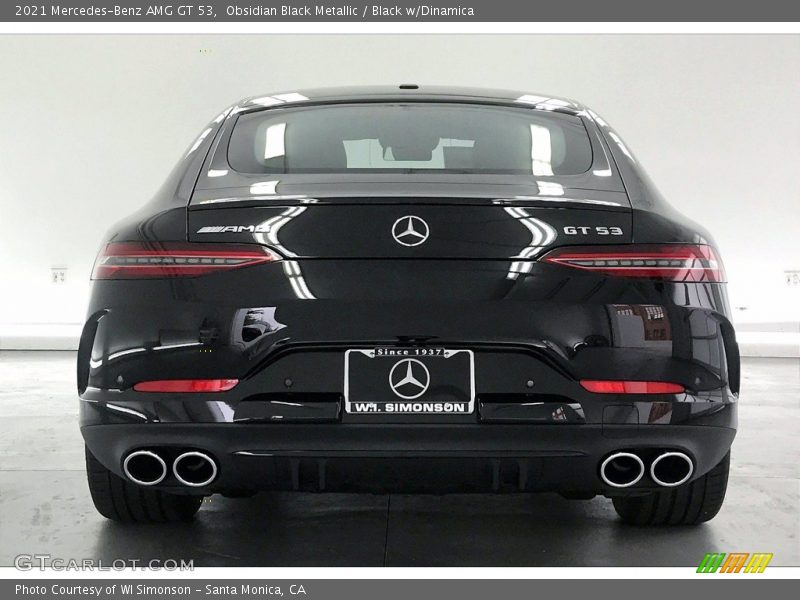 Obsidian Black Metallic / Black w/Dinamica 2021 Mercedes-Benz AMG GT 53