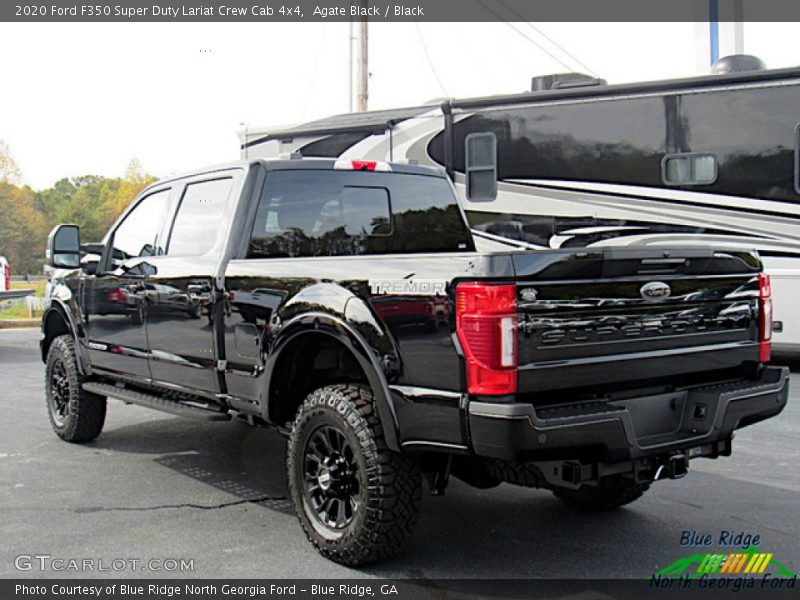 Agate Black / Black 2020 Ford F350 Super Duty Lariat Crew Cab 4x4