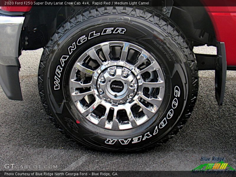 Rapid Red / Medium Light Camel 2020 Ford F250 Super Duty Lariat Crew Cab 4x4