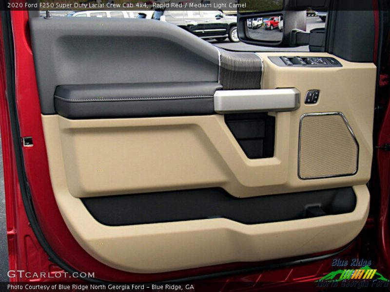 Rapid Red / Medium Light Camel 2020 Ford F250 Super Duty Lariat Crew Cab 4x4