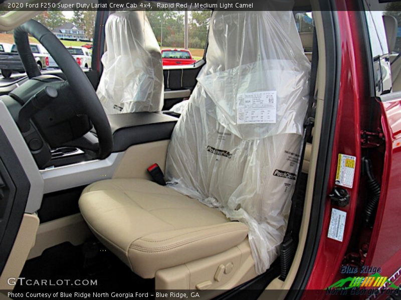 Rapid Red / Medium Light Camel 2020 Ford F250 Super Duty Lariat Crew Cab 4x4