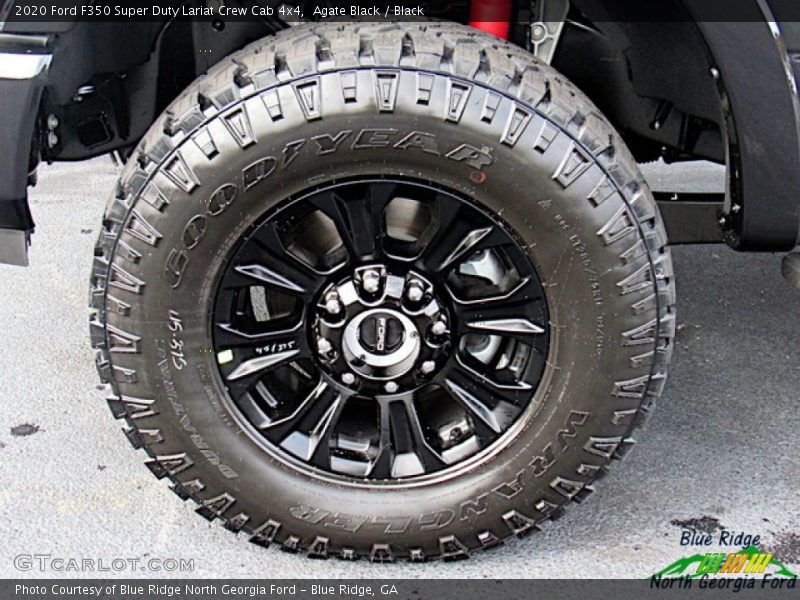 Agate Black / Black 2020 Ford F350 Super Duty Lariat Crew Cab 4x4