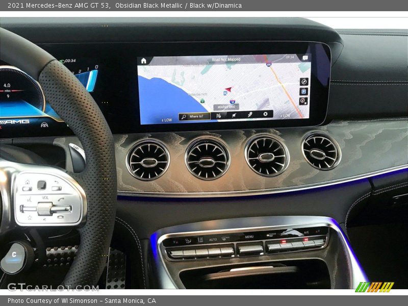 Navigation of 2021 AMG GT 53