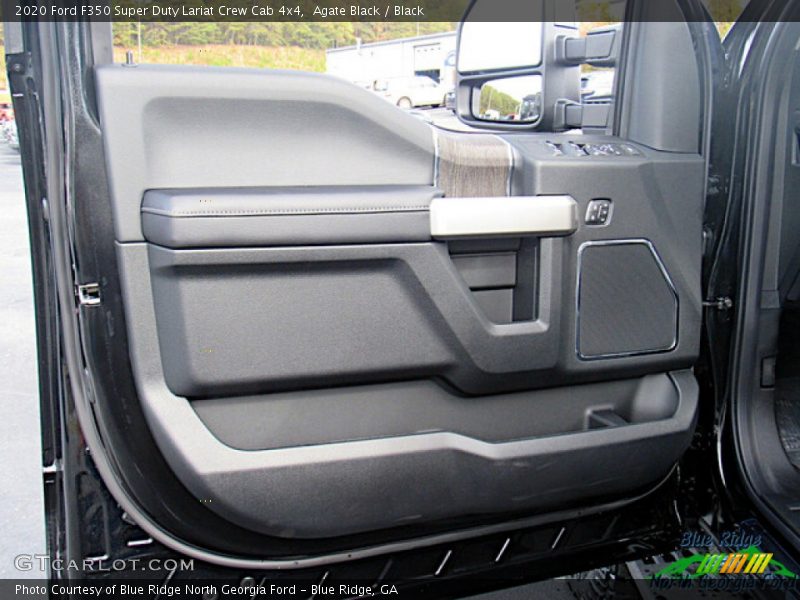 Agate Black / Black 2020 Ford F350 Super Duty Lariat Crew Cab 4x4