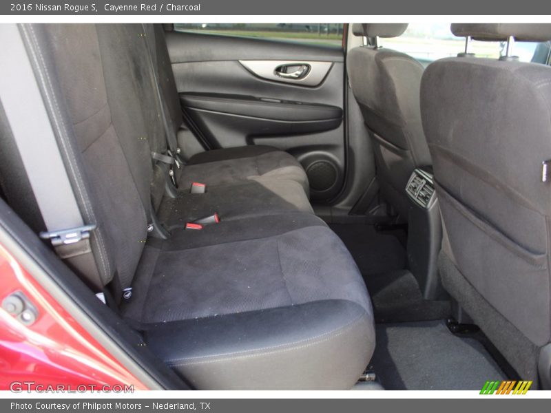 Cayenne Red / Charcoal 2016 Nissan Rogue S