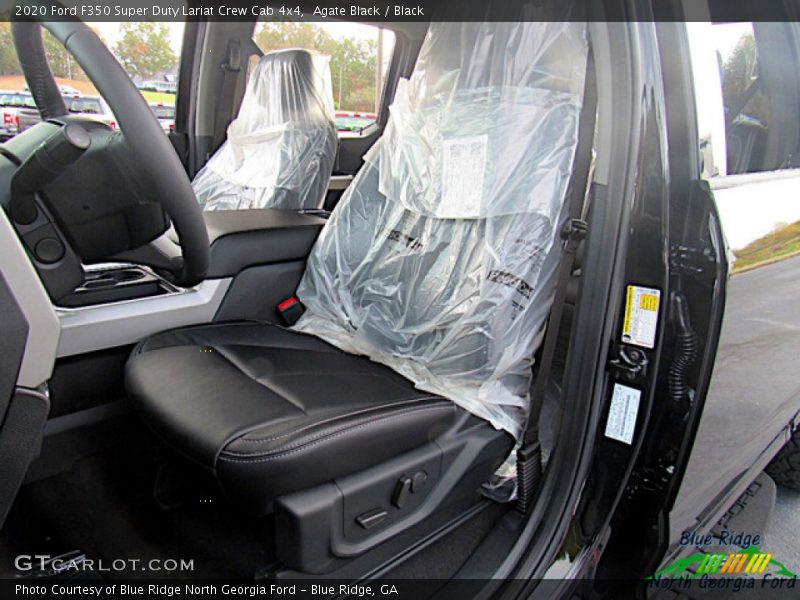 Agate Black / Black 2020 Ford F350 Super Duty Lariat Crew Cab 4x4