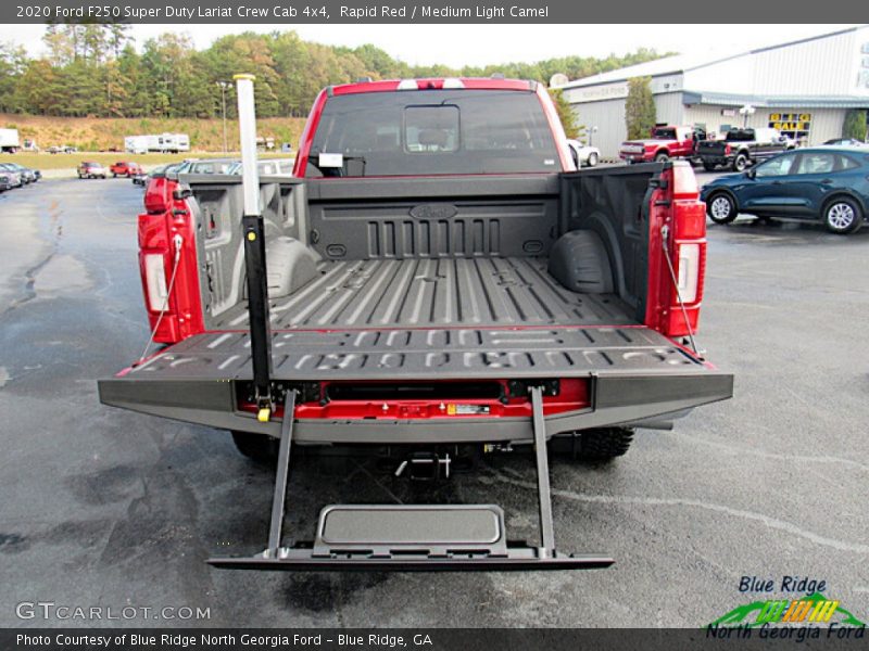 Rapid Red / Medium Light Camel 2020 Ford F250 Super Duty Lariat Crew Cab 4x4