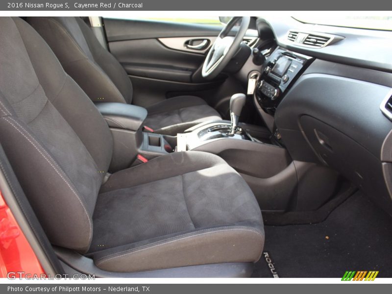 Cayenne Red / Charcoal 2016 Nissan Rogue S