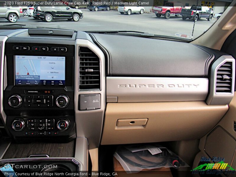 Rapid Red / Medium Light Camel 2020 Ford F250 Super Duty Lariat Crew Cab 4x4