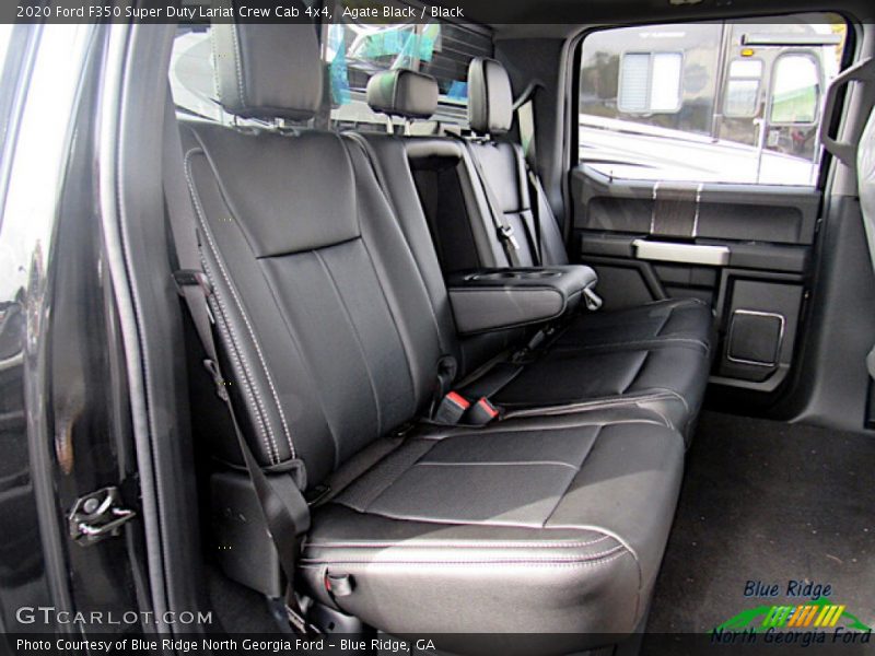 Agate Black / Black 2020 Ford F350 Super Duty Lariat Crew Cab 4x4
