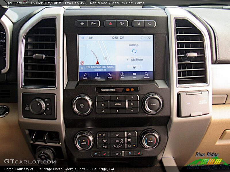 Rapid Red / Medium Light Camel 2020 Ford F250 Super Duty Lariat Crew Cab 4x4