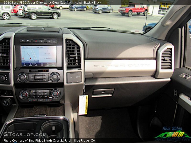 Agate Black / Black 2020 Ford F350 Super Duty Lariat Crew Cab 4x4