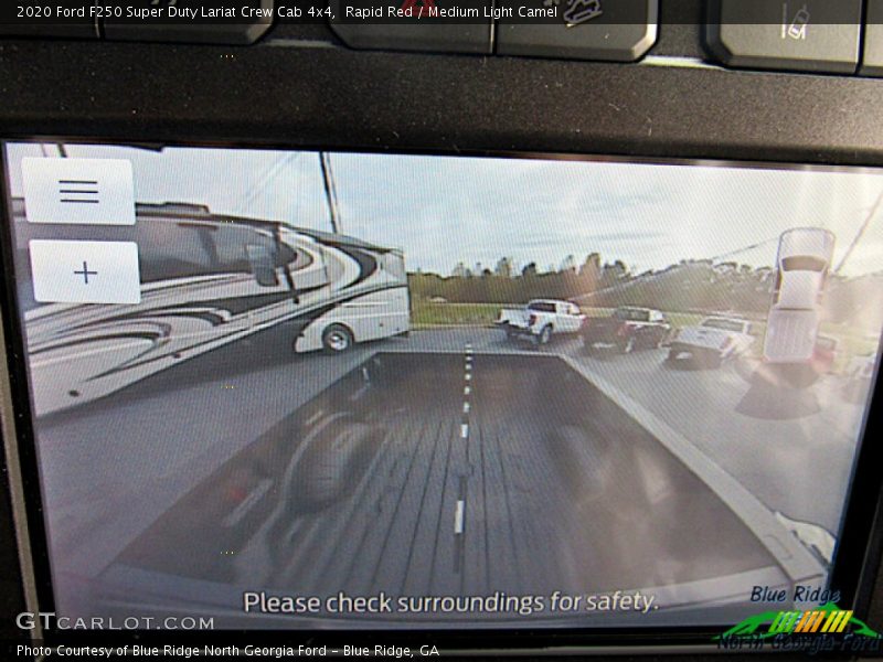 Rapid Red / Medium Light Camel 2020 Ford F250 Super Duty Lariat Crew Cab 4x4