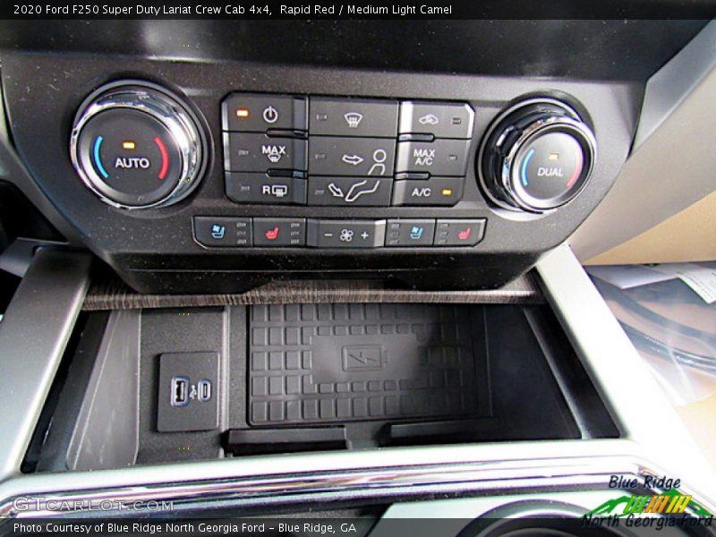 Rapid Red / Medium Light Camel 2020 Ford F250 Super Duty Lariat Crew Cab 4x4