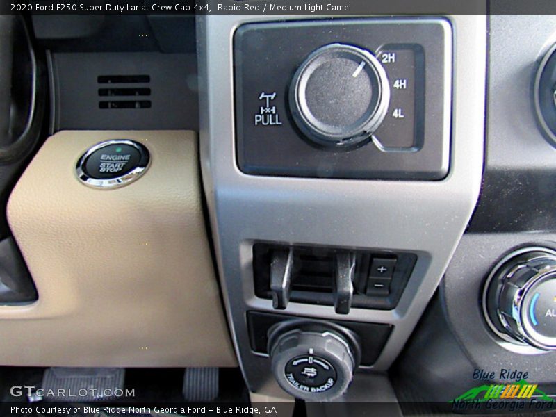 Rapid Red / Medium Light Camel 2020 Ford F250 Super Duty Lariat Crew Cab 4x4