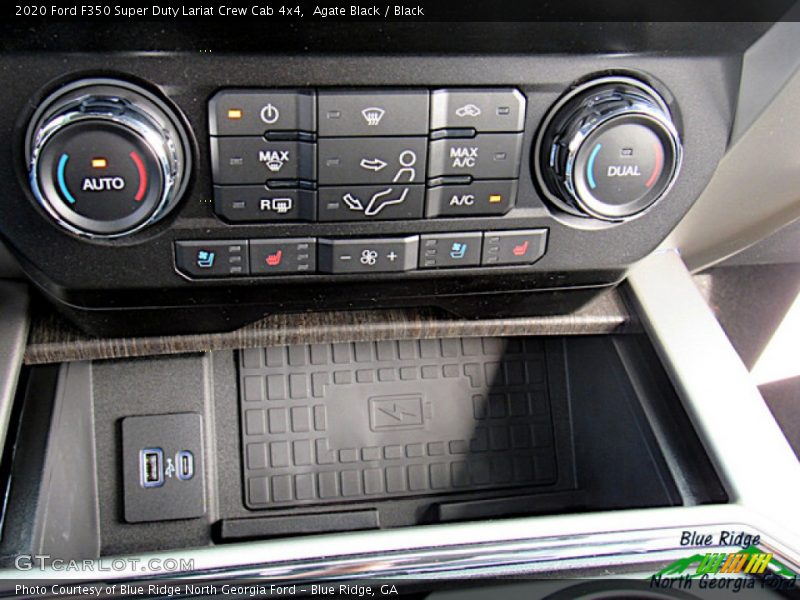 Agate Black / Black 2020 Ford F350 Super Duty Lariat Crew Cab 4x4