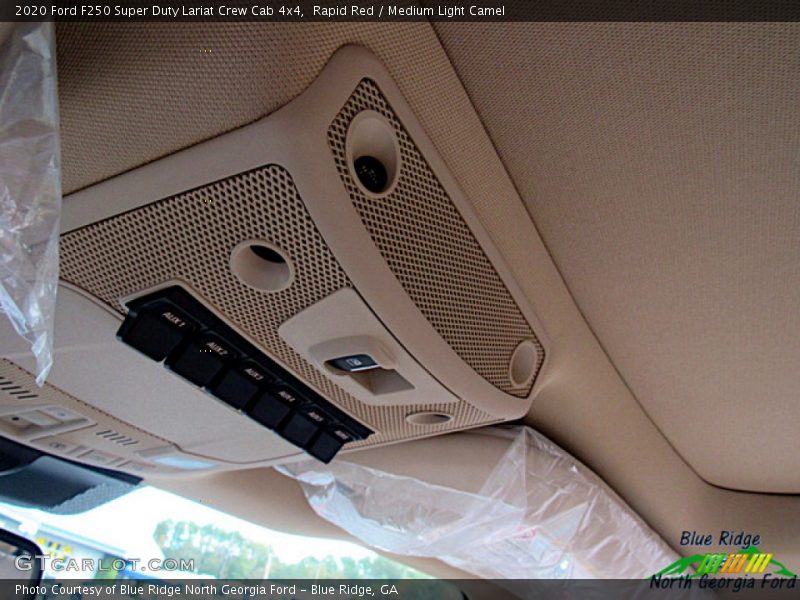 Rapid Red / Medium Light Camel 2020 Ford F250 Super Duty Lariat Crew Cab 4x4