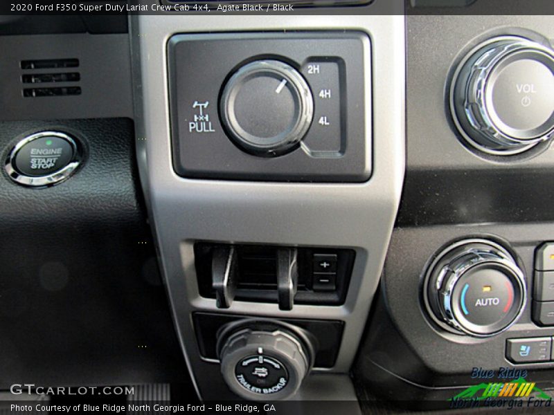 Agate Black / Black 2020 Ford F350 Super Duty Lariat Crew Cab 4x4