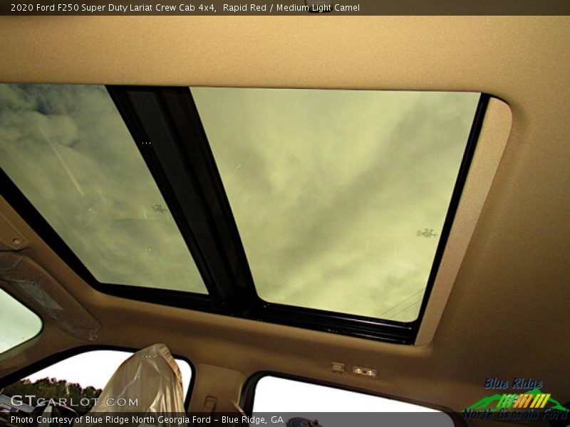 Rapid Red / Medium Light Camel 2020 Ford F250 Super Duty Lariat Crew Cab 4x4