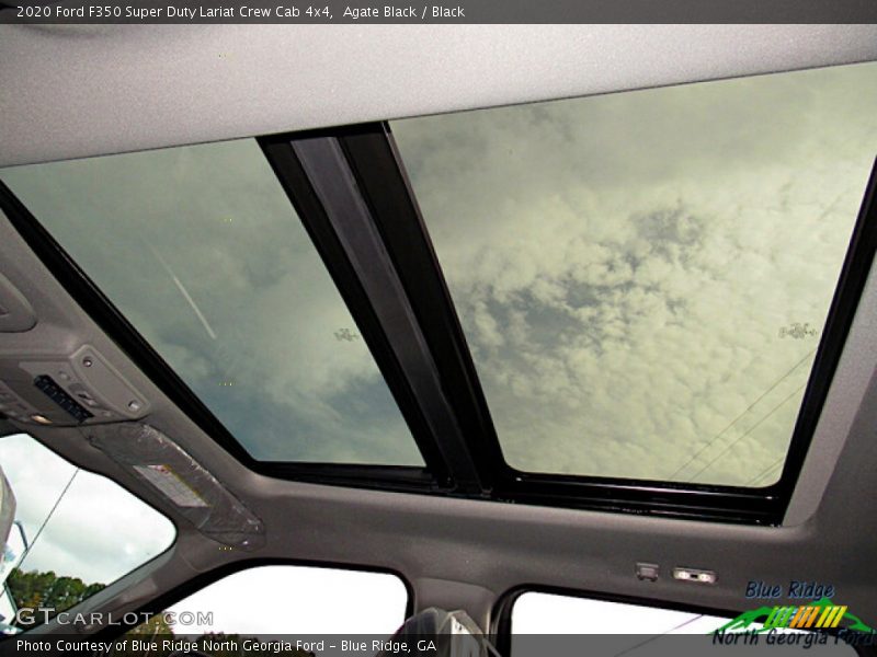 Agate Black / Black 2020 Ford F350 Super Duty Lariat Crew Cab 4x4