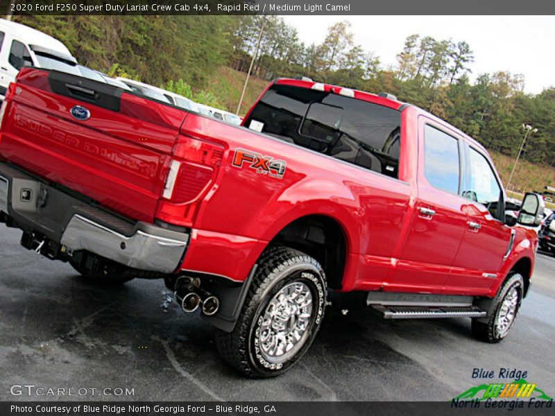 Rapid Red / Medium Light Camel 2020 Ford F250 Super Duty Lariat Crew Cab 4x4