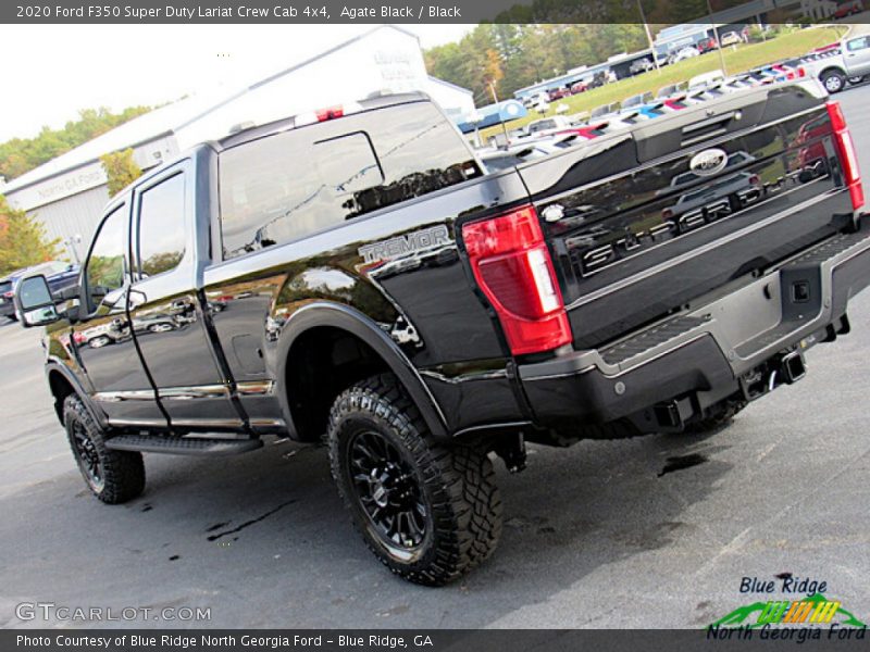 Agate Black / Black 2020 Ford F350 Super Duty Lariat Crew Cab 4x4