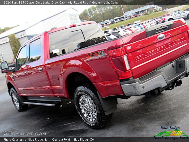 Rapid Red / Medium Light Camel 2020 Ford F250 Super Duty Lariat Crew Cab 4x4