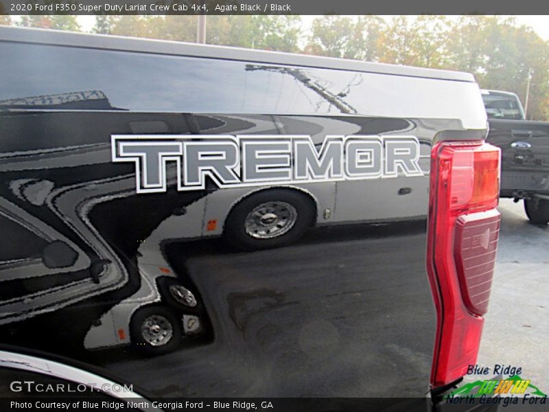 Agate Black / Black 2020 Ford F350 Super Duty Lariat Crew Cab 4x4