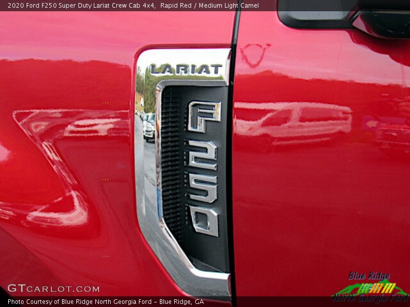 Rapid Red / Medium Light Camel 2020 Ford F250 Super Duty Lariat Crew Cab 4x4