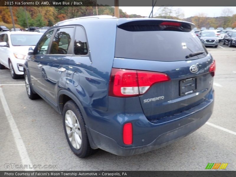 Wave Blue / Black 2015 Kia Sorento EX AWD
