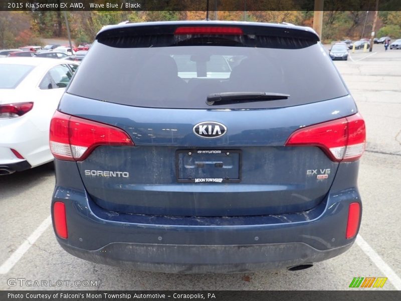Wave Blue / Black 2015 Kia Sorento EX AWD