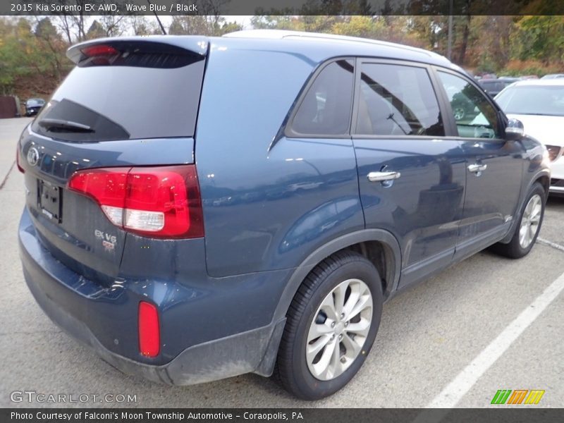 Wave Blue / Black 2015 Kia Sorento EX AWD